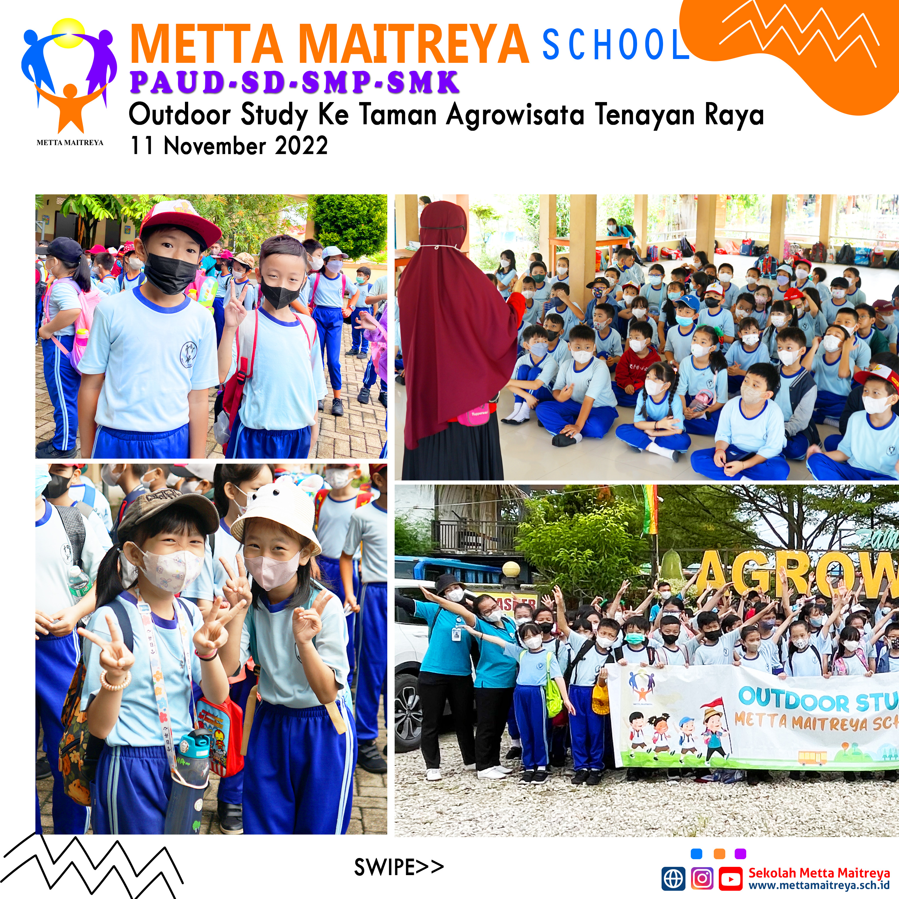OUTDOOR STUDY Ke Taman Agrowisata Tenayan Raya | SD METTA MAITREYA